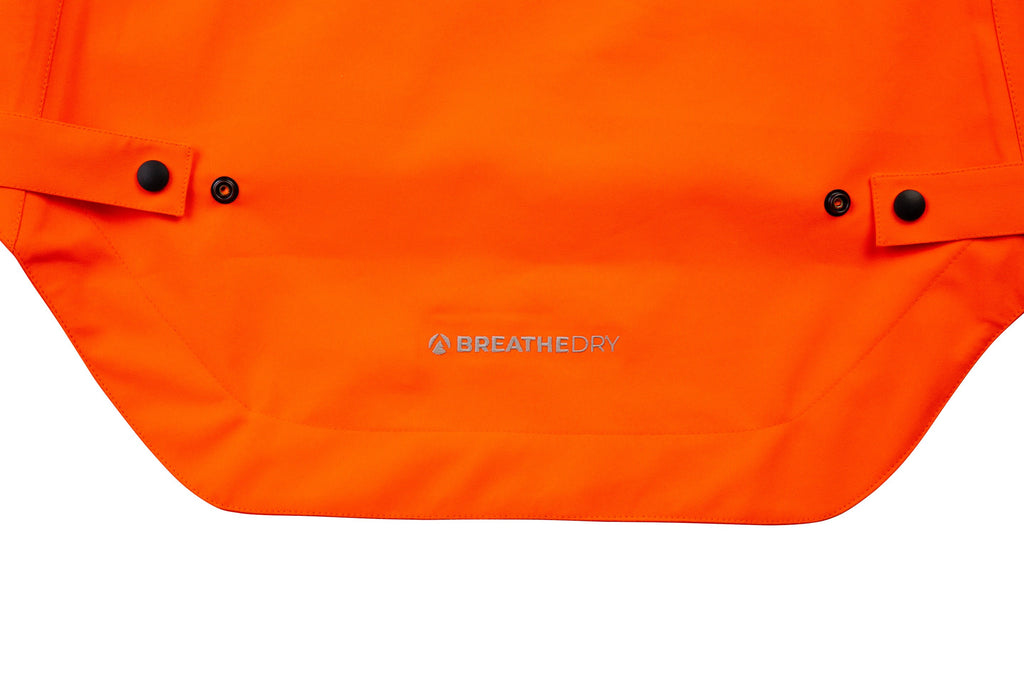 ATHV4460 - Heavy Duty Half Zip Breathedry® Rain Jacket - Orange - Arbortec US