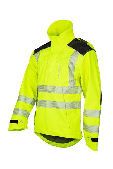 ATHV4460 - Heavy Duty Half Zip Breathedry® Rain Jacket - Yellow - Arbortec US