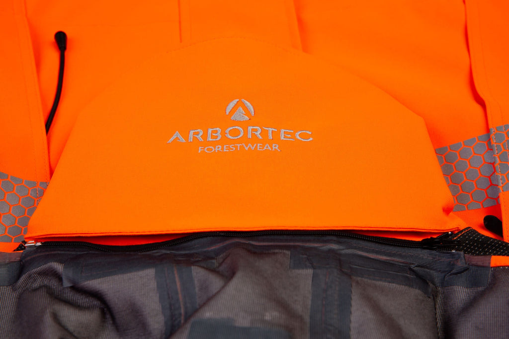 ATHV4480 - Heavy Duty Full Zip Breathedry® Rain Jacket - Orange - Arbortec US