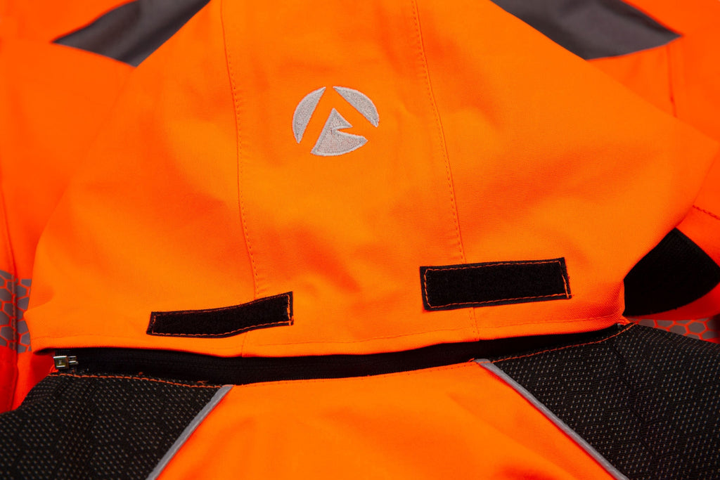 ATHV4480 - Heavy Duty Full Zip Breathedry® Rain Jacket - Orange - Arbortec US