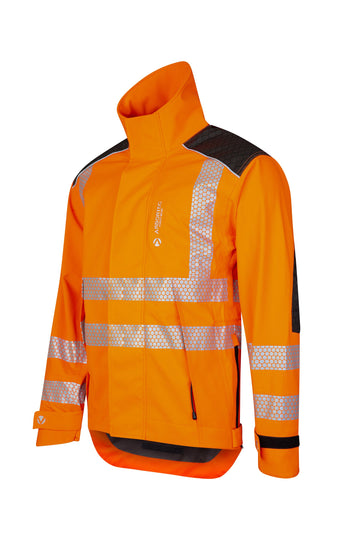 ATHV4480 - Heavy Duty Full Zip Breathedry® Rain Jacket - Orange - Arbortec US