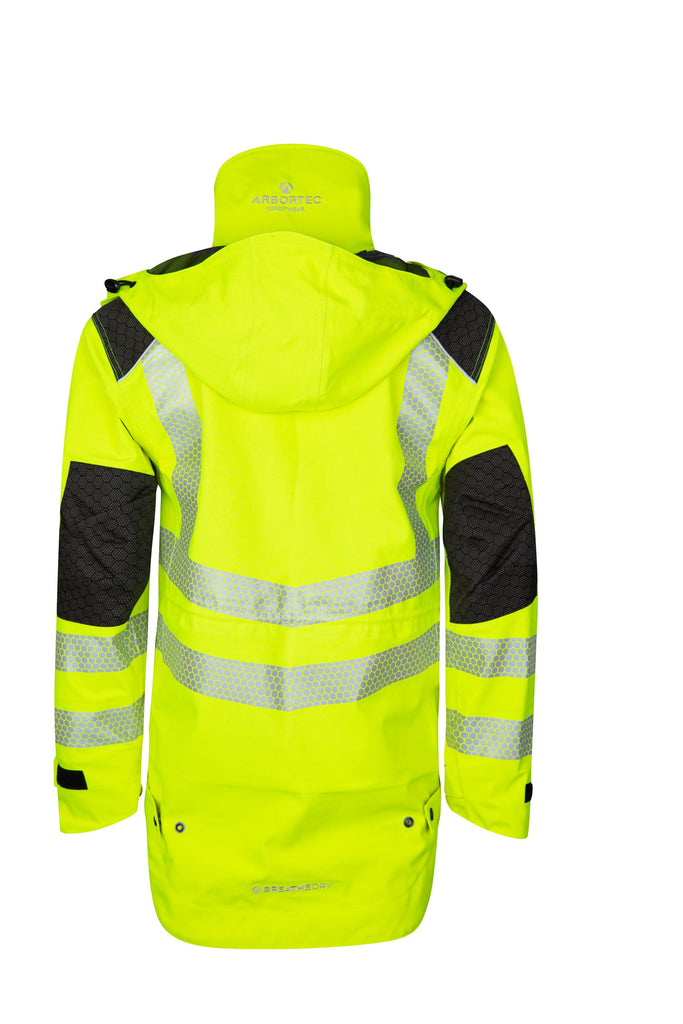 ATHV4480 - Heavy Duty Full Zip Breathedry® Rain Jacket - Yellow - Arbortec US