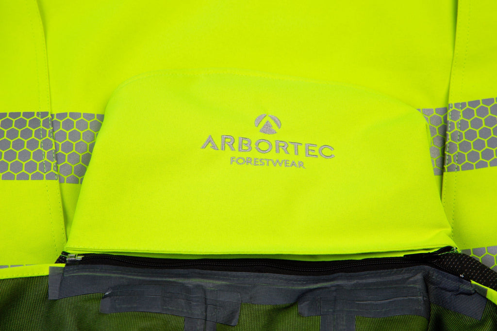 ATHV4480 - Heavy Duty Full Zip Breathedry® Rain Jacket - Yellow - Arbortec US