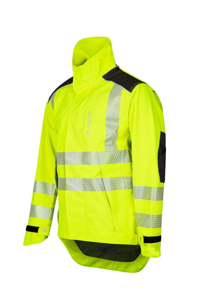 ATHV4480 - Heavy Duty Full Zip Breathedry® Rain Jacket - Yellow - Arbortec US