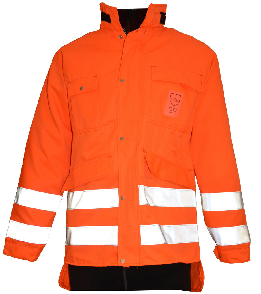 THHV1500 Treehog Chainsaw Jacket - Hi-Viz Orange - Arbortec US
