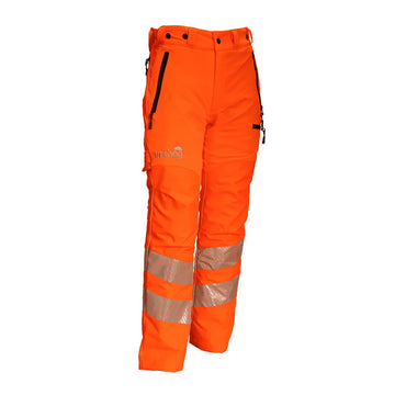 THHV1670 Treehog Chainsaw Pants Design C Class 1 - Hi-Viz Orange - Arbortec US