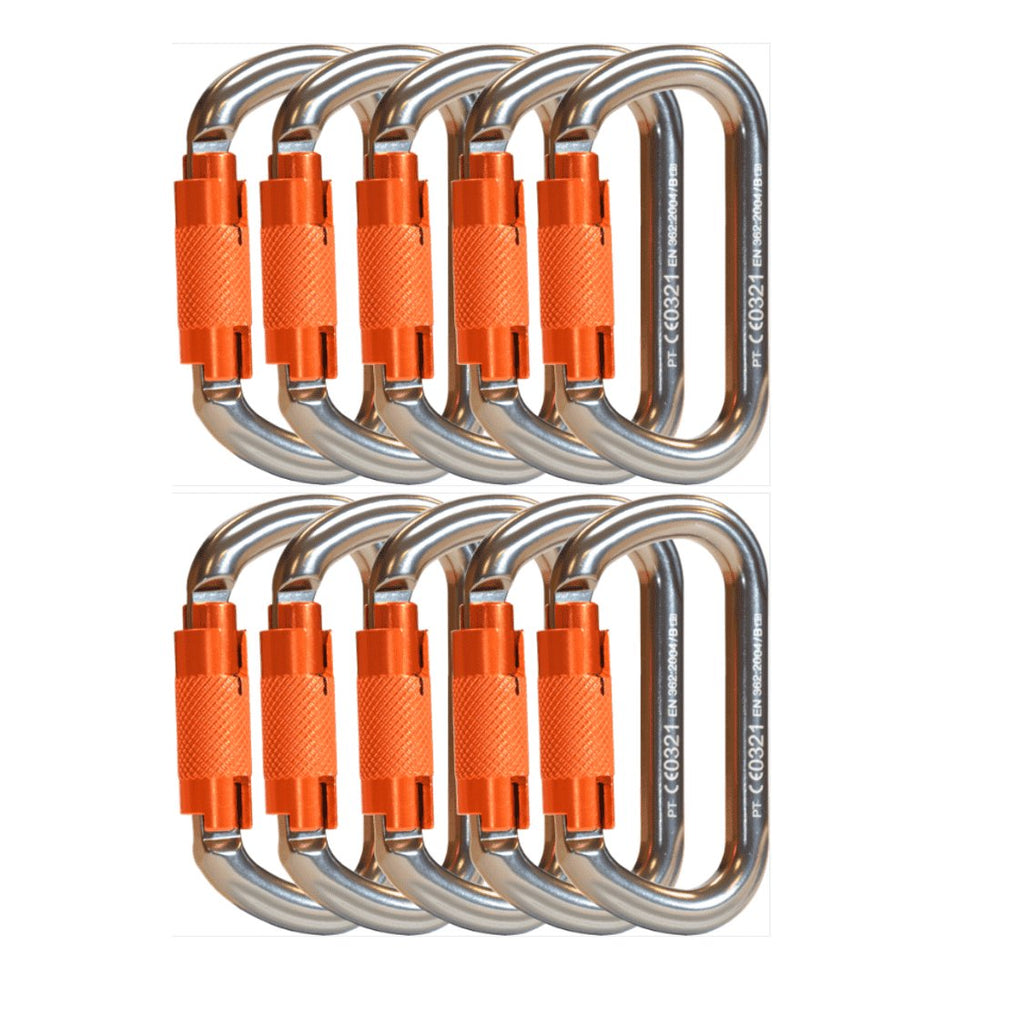 THK0006 Karabiner HMS Aluminium Pack 10 - Arbortec US